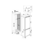Вграден хладилник с фризер Hotpoint-Ariston HAC20D011A1*** , 300 l, E , LowFrost , Бял , Да - Image 4