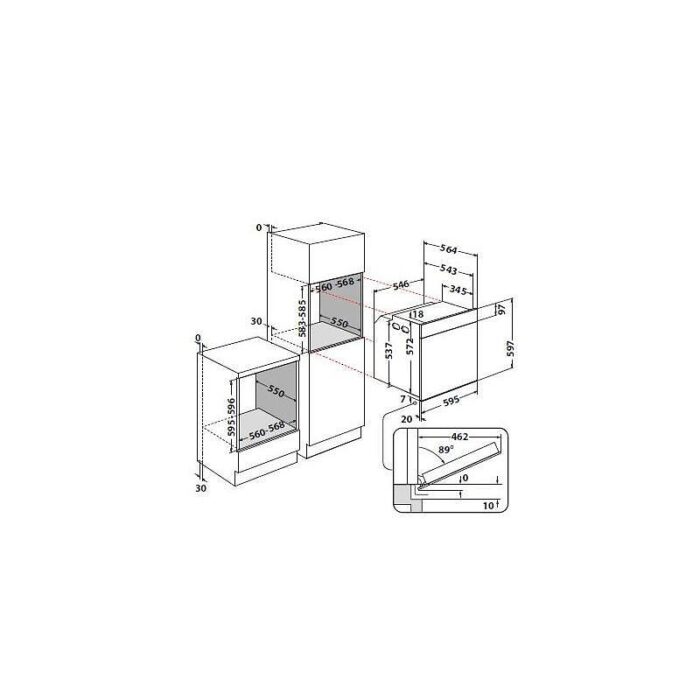 Фурна за вграждане Hotpoint-Ariston HAOI 5S8HM1BA (ST) , 73 , Hydrolitic , А+ , Електронно - Image 4