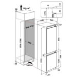 Вграден хладилник с фризер Hotpoint-Ariston HAC18D041A1 , 268 l, E , Да , Статична - Image 3