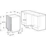 Съдомиялна за вграждане Gorenje GV520E10 - Image 2