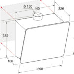 Вграден абсорбатор Hotpoint-Ariston HHVP 6.6F LM K - Image 2
