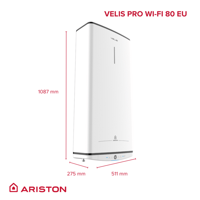 Обемен бойлер Ariston VELIS PRO WIFI 80 EU - Image 2