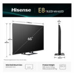 ТВ LED LCD Hisense 55E8Q - Image 2