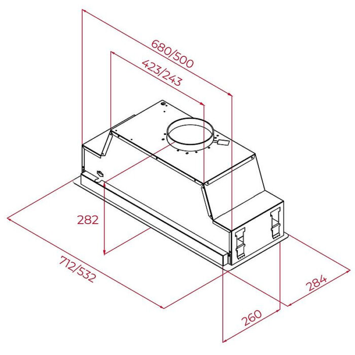 Абсорбатор TEKA GFL 57651 EOS BK Е.4025 черен - Image 3