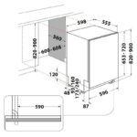Съдомиялна за вграждане Hotpoint-Ariston HIC 3C26N WF - Image 3