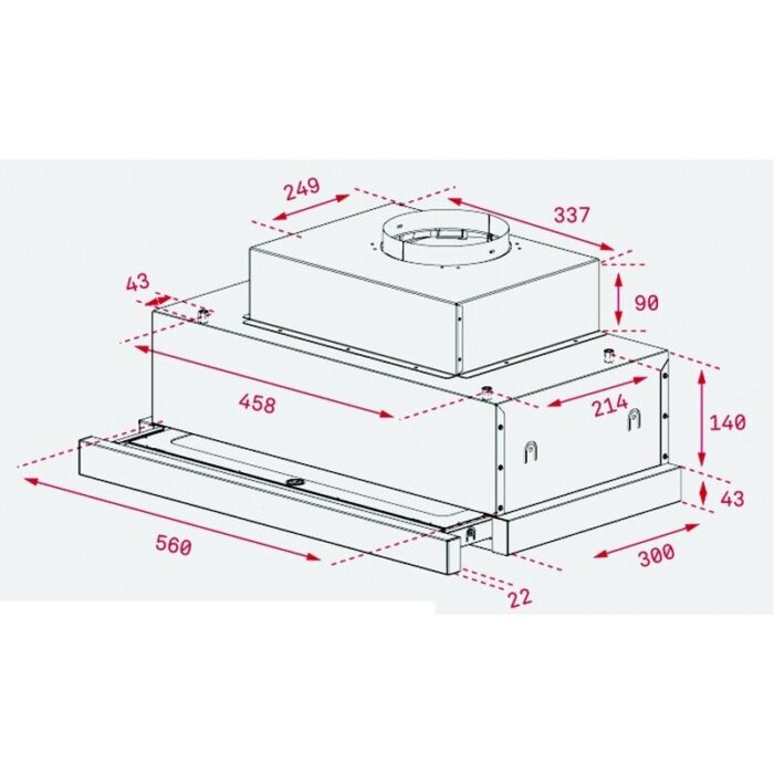 Абсорбатор TEKA CNL 6815 Plus E.396 Инокс - Image 2