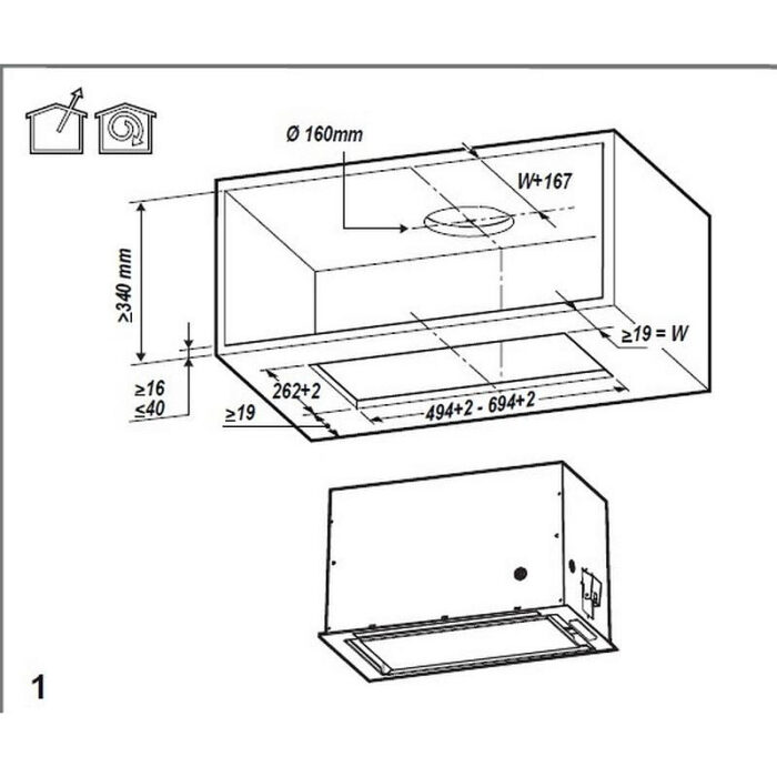 Абсорбатор Whirlpool WCT3 63F LTK - Image 2