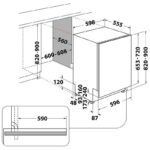 Съдомиялна за вграждане Whirlpool W2I HD526 A - Image 4